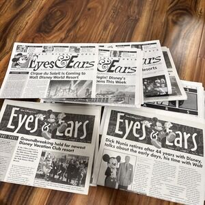 Walt disney world Eyes & ears cast member exclusive LOT OF 28 All 1990's
